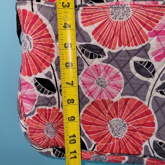 Vera Bradley Crossbody Purse Cherry Blossom Pink & Red - Picture 3 of 7